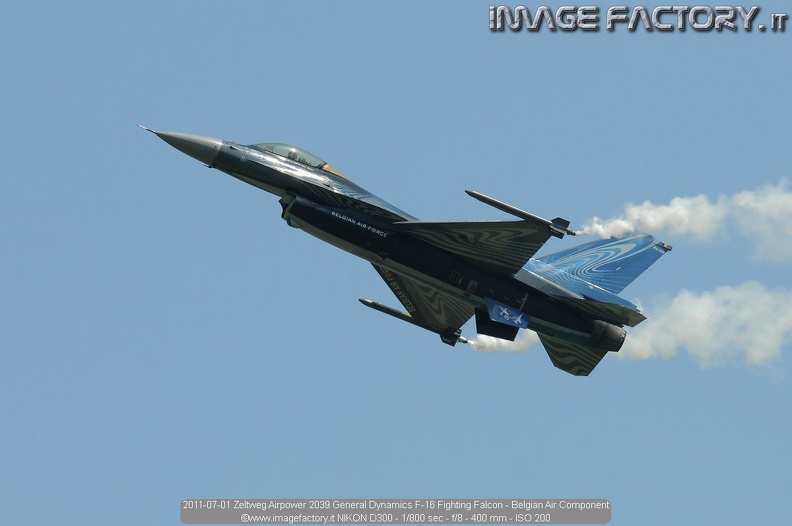2011-07-01 Zeltweg Airpower 2039 General Dynamics F-16 Fighting Falcon - Belgian Air Component.jpg